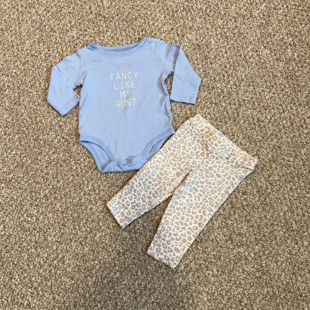 Carters Girls Fancy Like My Aunt Outfit Size 6 Months